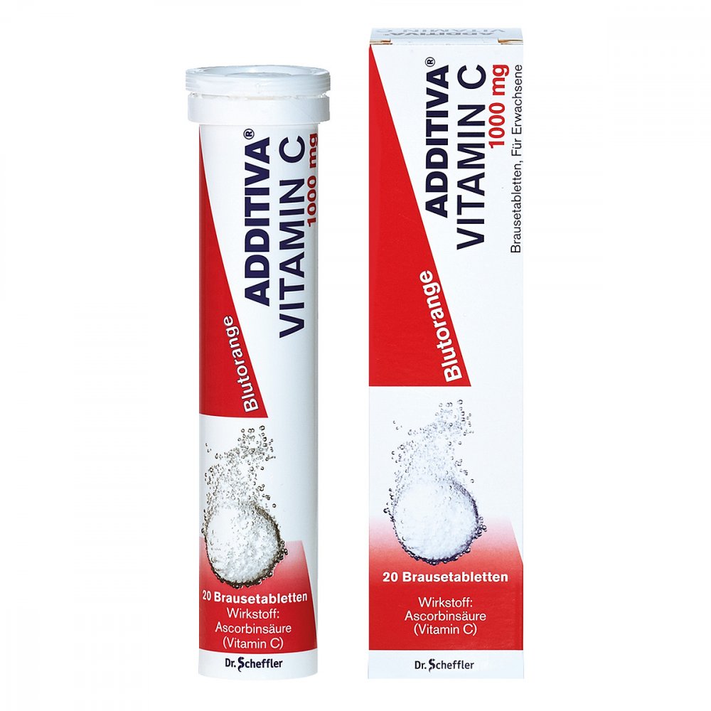 Additiva Vitamin C Blutorange Brausetabletten