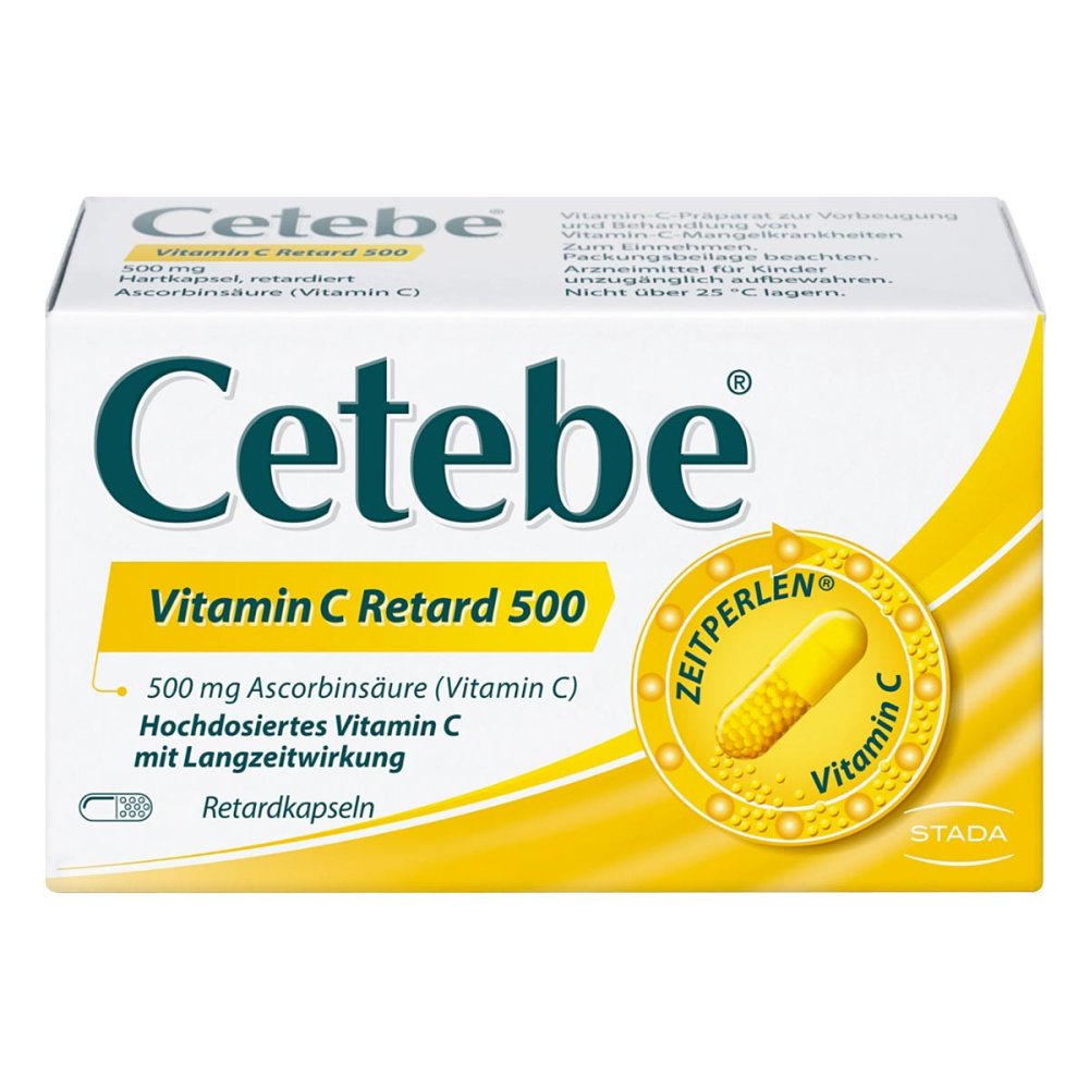 Cetebe Vitamin C Retard 500 Kapseln