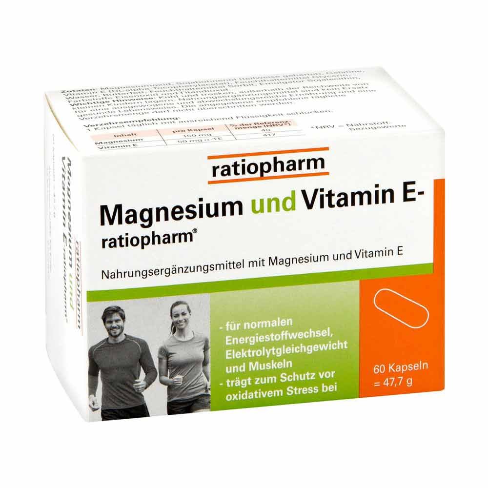 Magnesium Und Vitamin E ratiopharm Kapseln