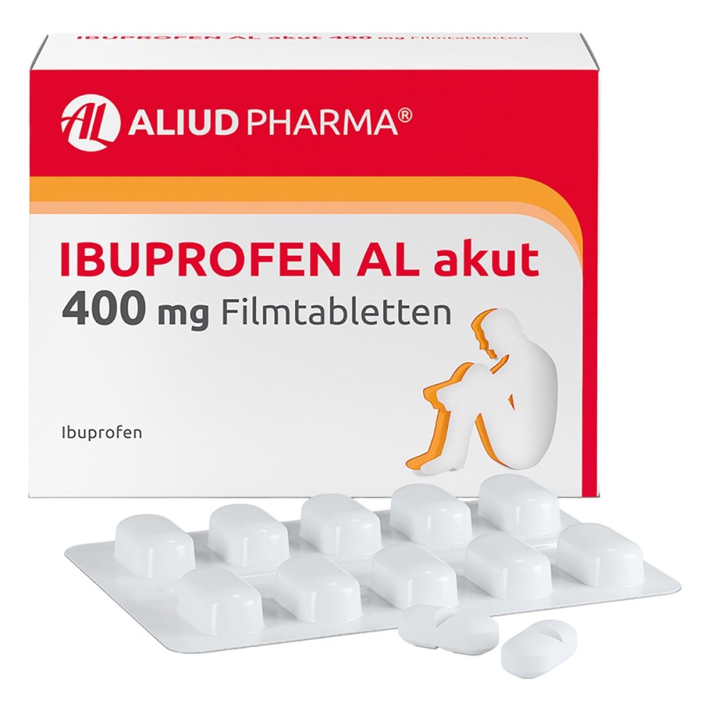Ibuprofen AL akut 400 mg Filmtabletten bei akuten Schmerzen