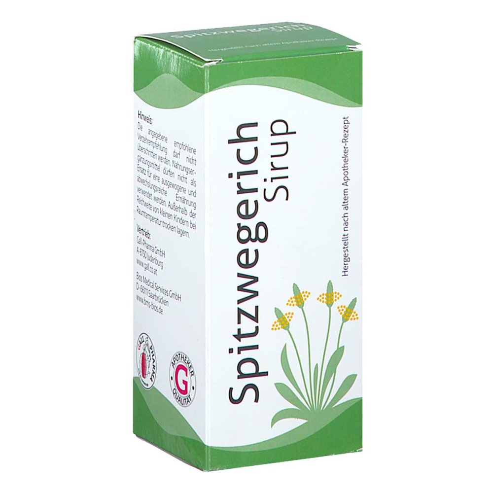 Spitzwegerich Sirup