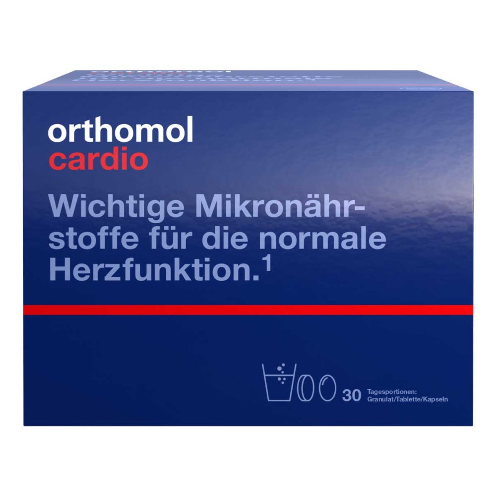 Orthomol Cardio Granulat/Tablette/Kapseln 30er-Packung