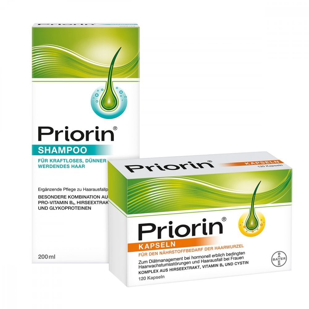 Priorin Kapseln 120er und Shampoo 200 ml