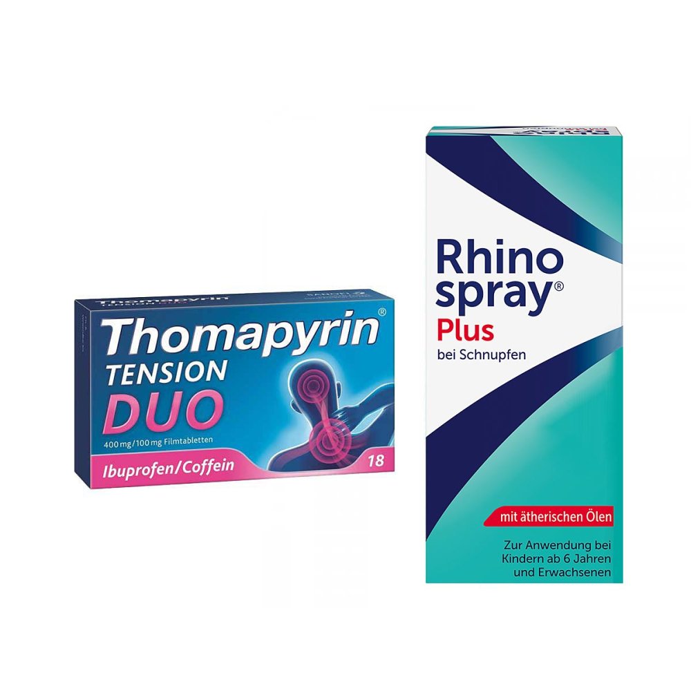 Aktionspaket - Thomapyrin TENSION DUO und Rhinospray Plus