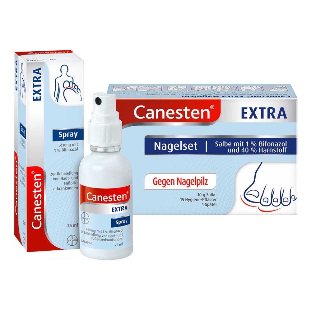 Canesten EXTRA Nagelpilz-Set mit EXTRA Spray