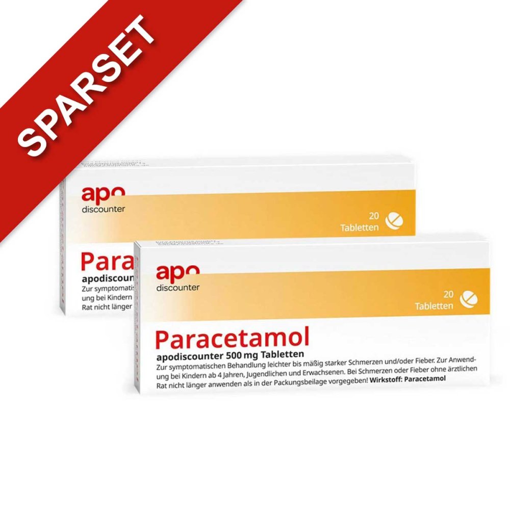 Paracetamol 500 mg von apodiscounter