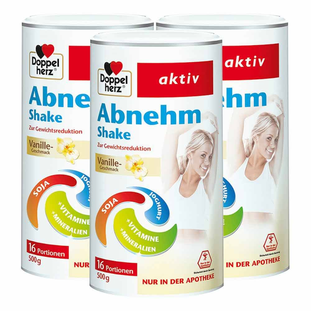 Doppelherz Abnehm Shake Vanille 3er Paket