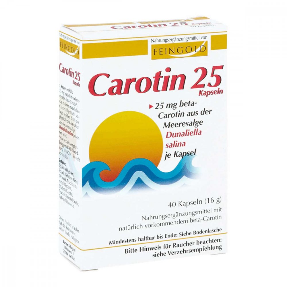 Carotin 25 Feingold Kapseln