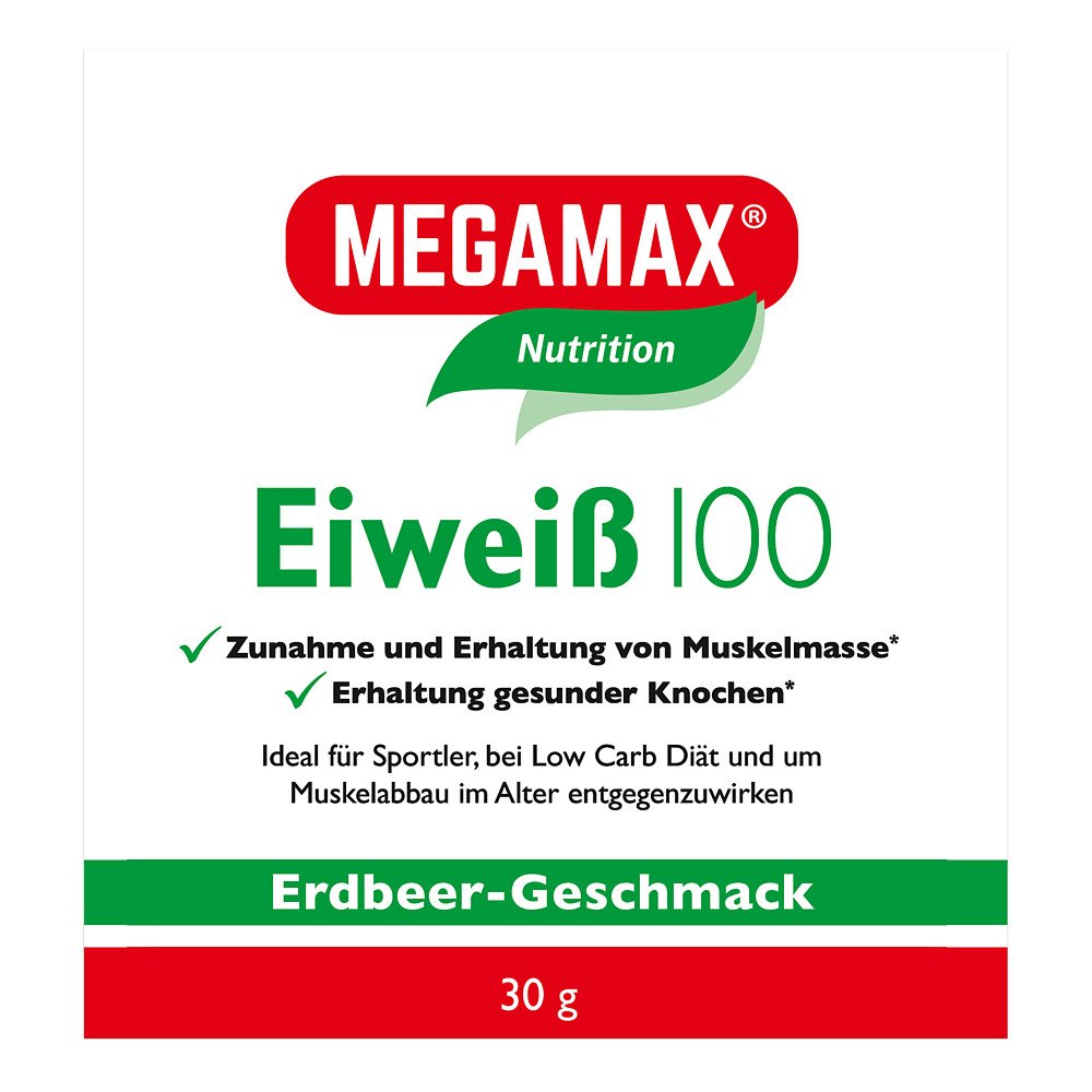 Eiweiss 100 Erdbeer Megamax Pulver