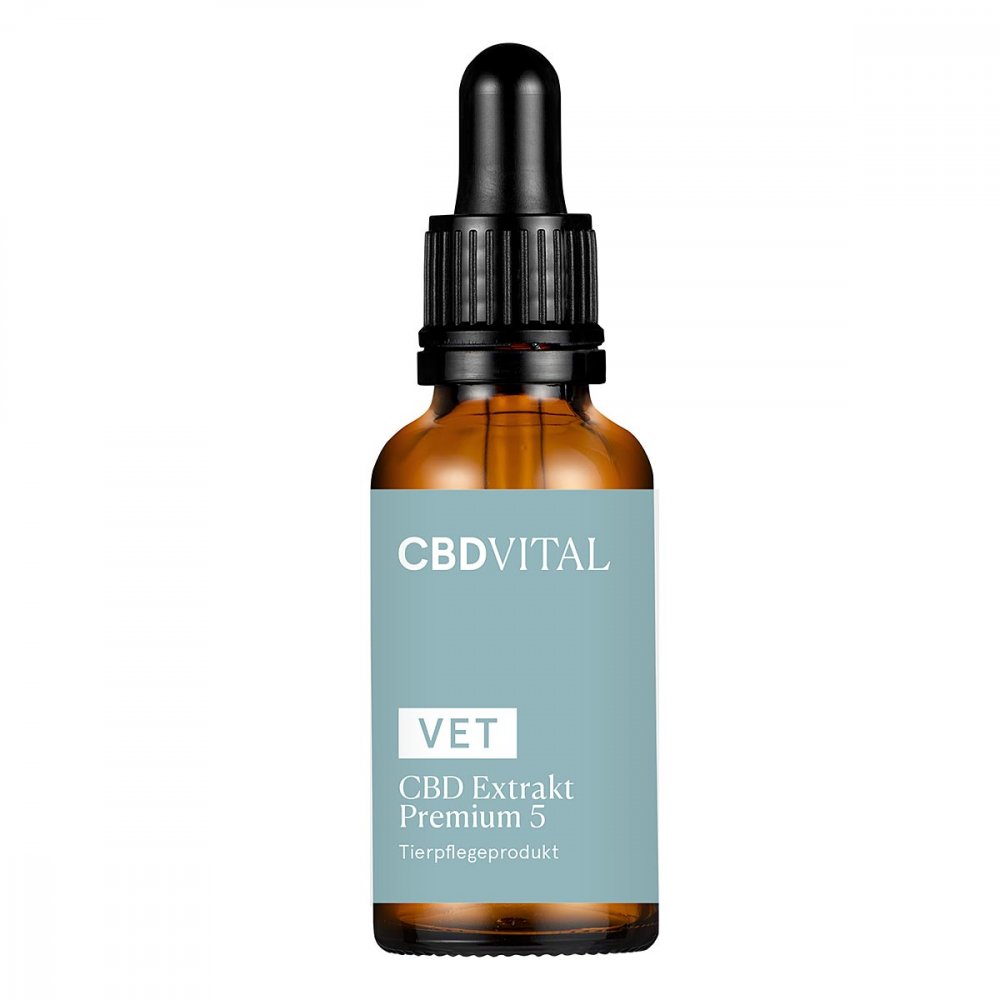 Vet Cbd Extrakt Premium 5% CBD VITAL Tropfen für Hunde und Katze