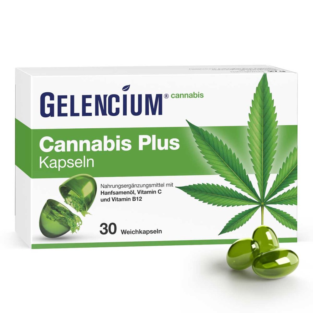 GELENCIUM Cannabis Plus Kapseln mit Vitamin B12
