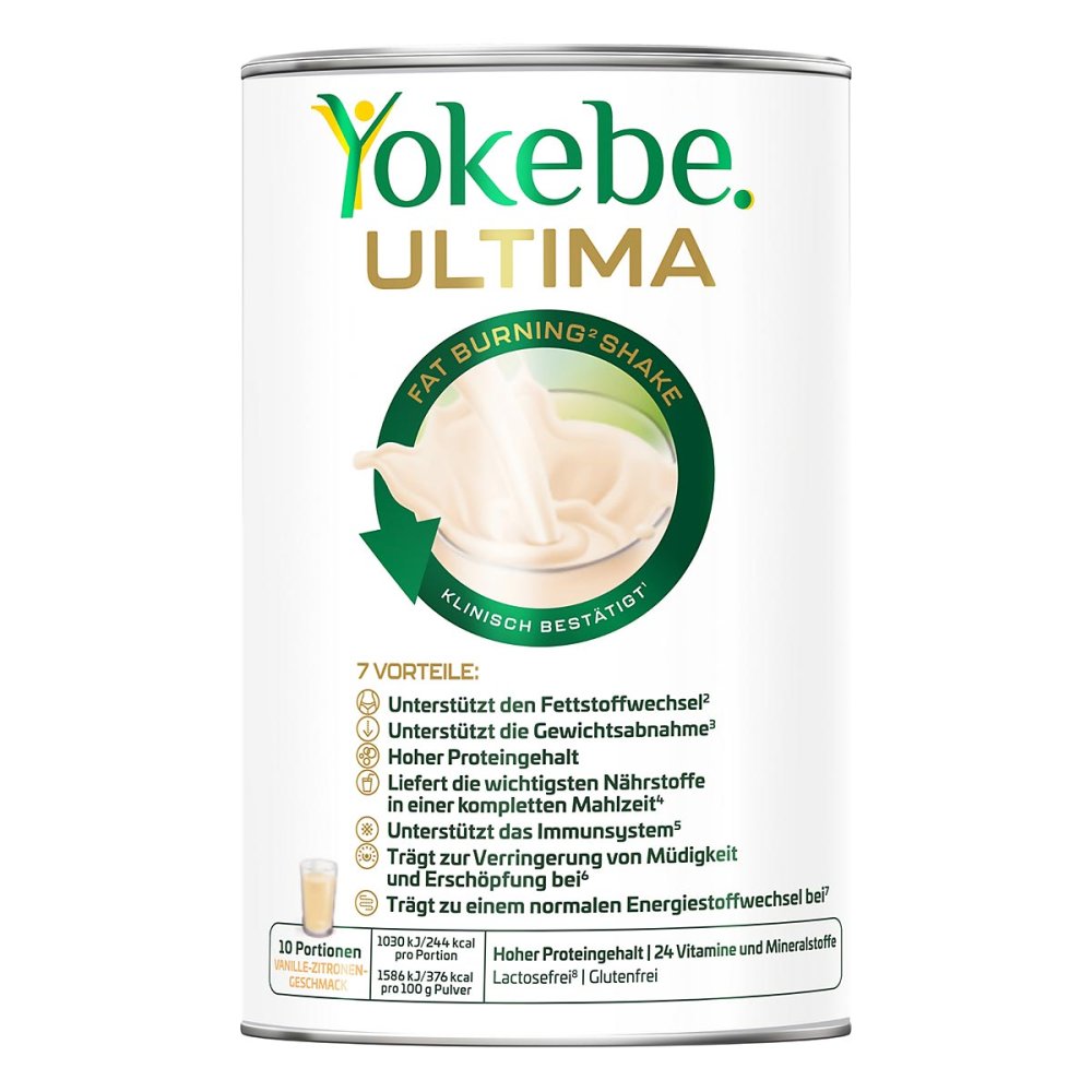Yokebe Ultima Fat Burn - Diätshake zur Gewichtsabnahme