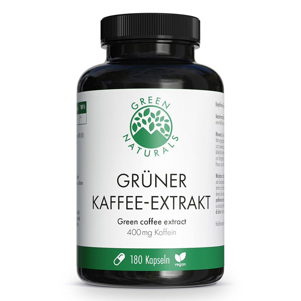 GREEN NATURALS Grüner Kaffee-Extrakt 100% Koffein