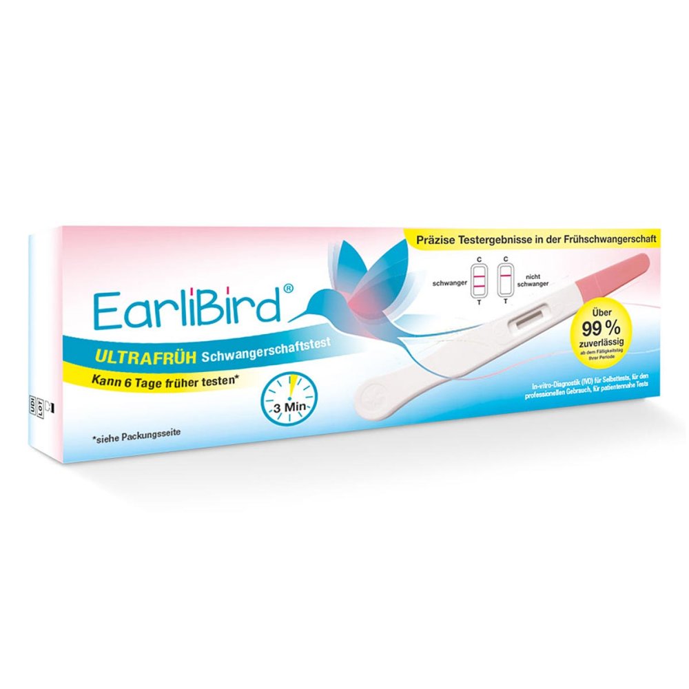 Earlibird Ultrafrüh Schwangerschaftstest Urin
