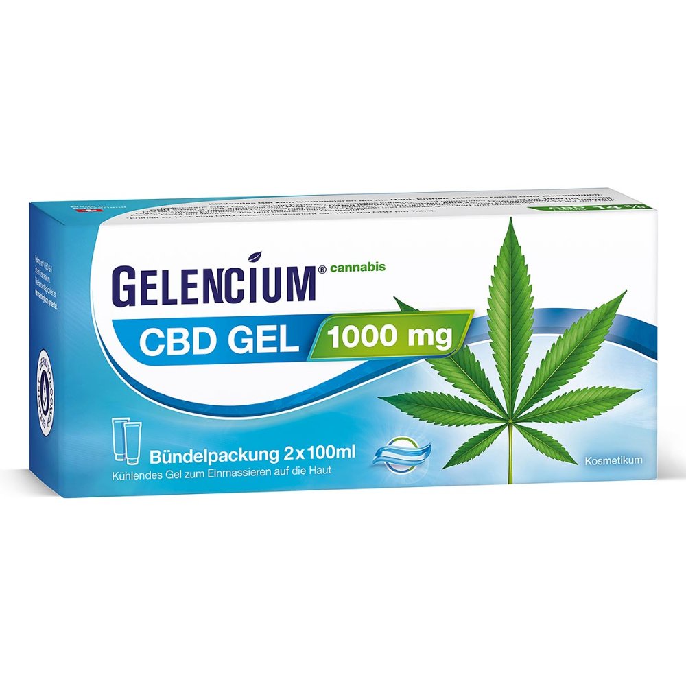 GELENCIUM Cannabis CBD Gel 1000 mg kÃ¼hlend