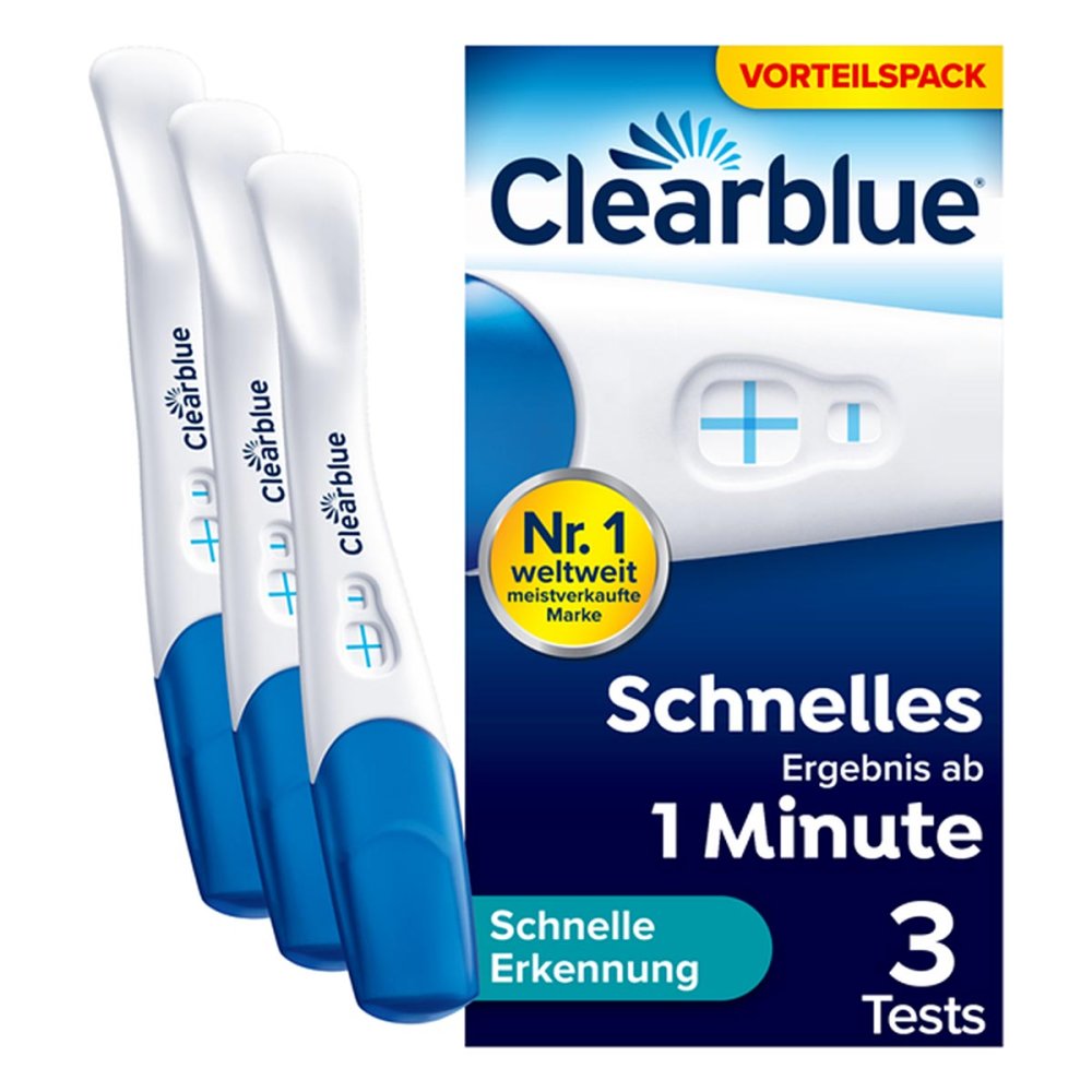 Clearblue Schwangerschaftstest Schnelle Erkennung
