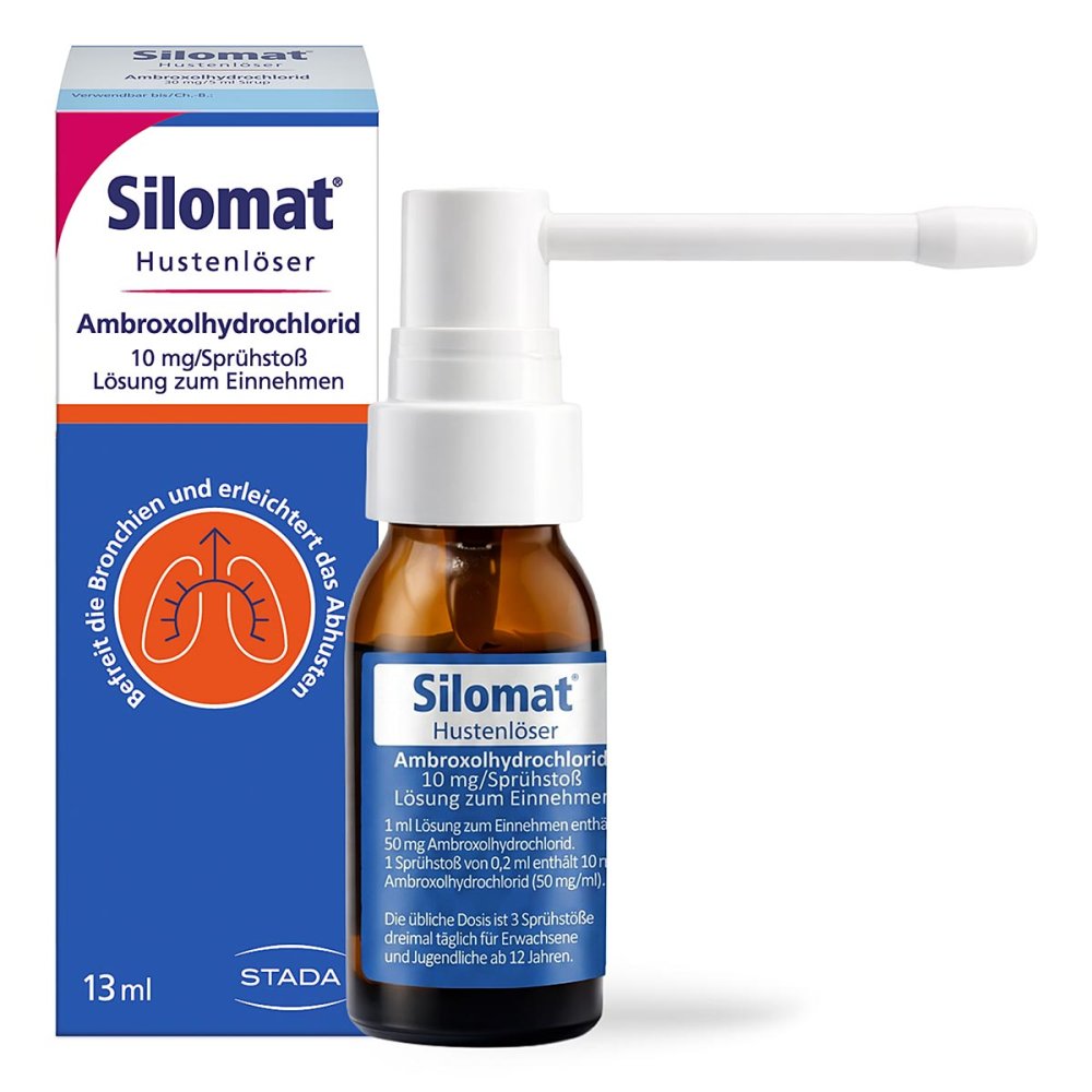 Silomat Hustenlöser Ambroxolhydrochlorid 10 mg/Sprühstoà Lösung