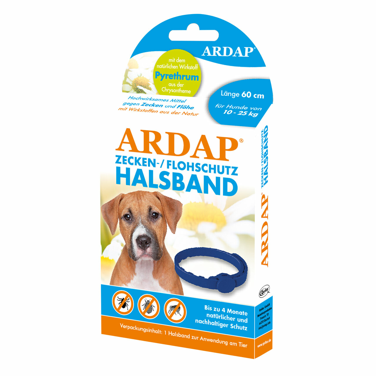 ARDAP Halsband Hunde 10-25 kg - 60 cm