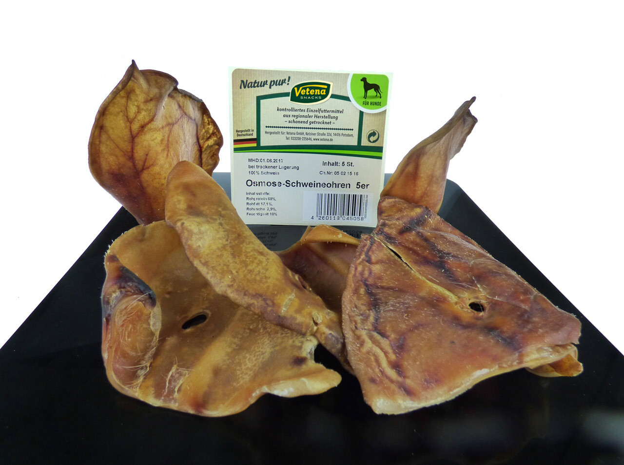 10 Stk. Vetena Snacks Osmose-Schweineohren