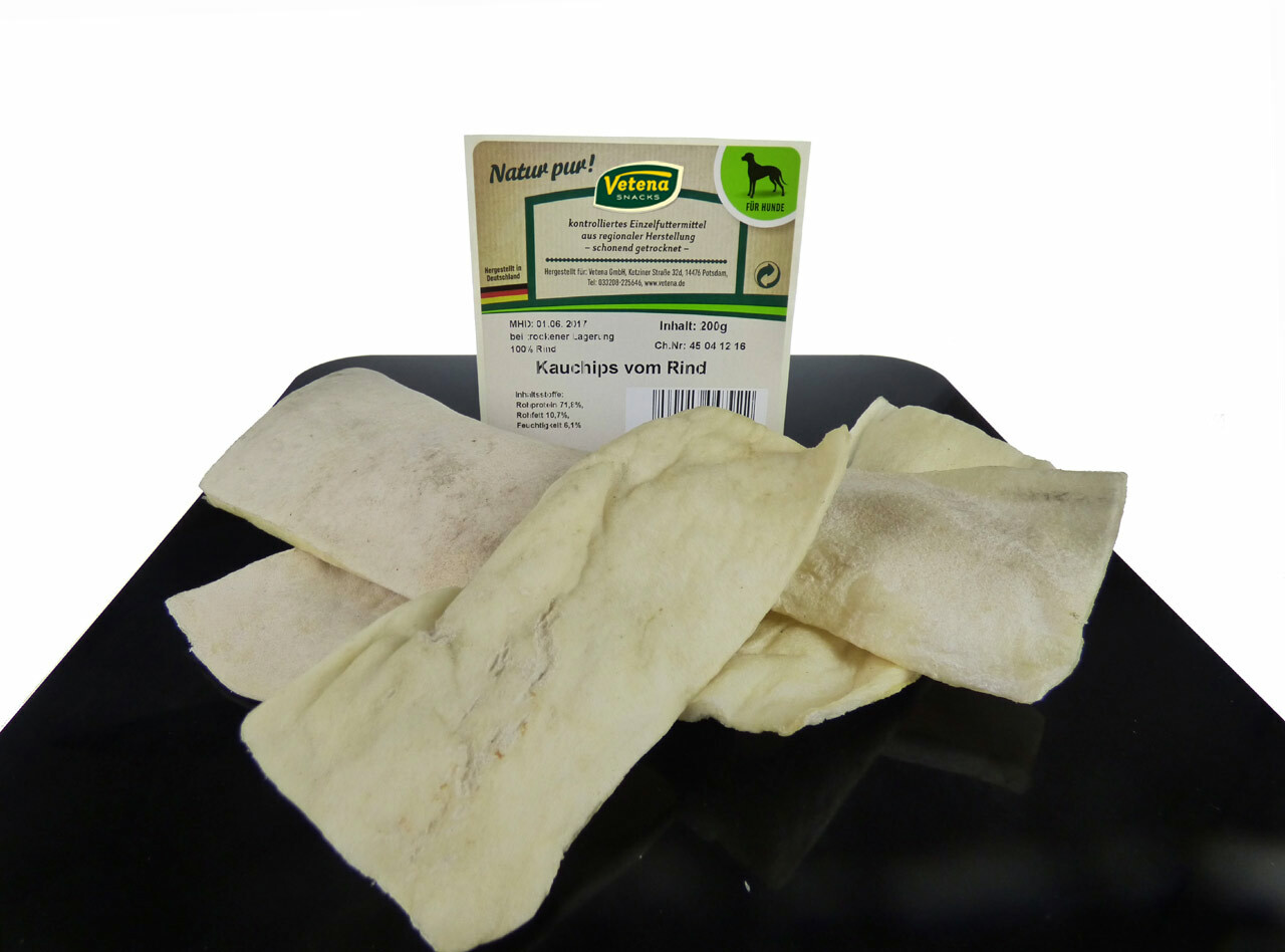 200 g Vetena Snacks Kauchips vom Rind