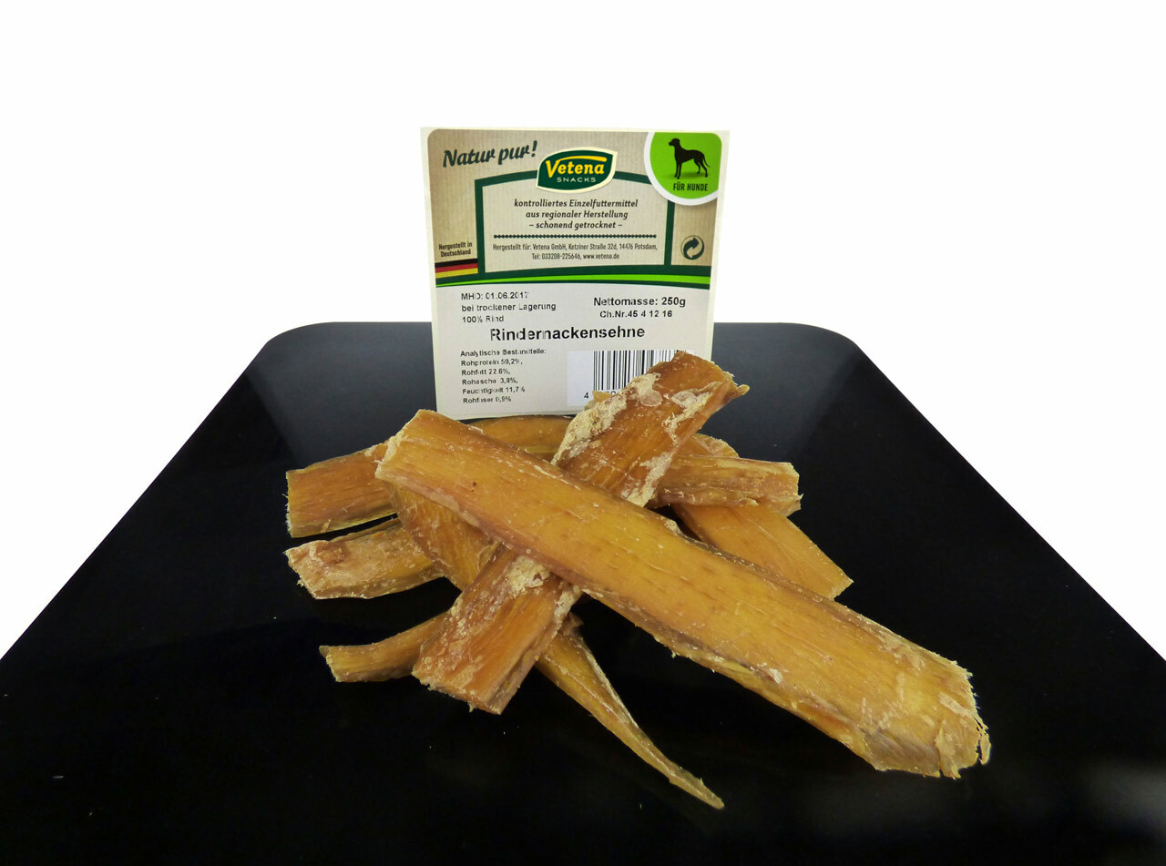 250 g Vetena Snacks Rindernackensehne