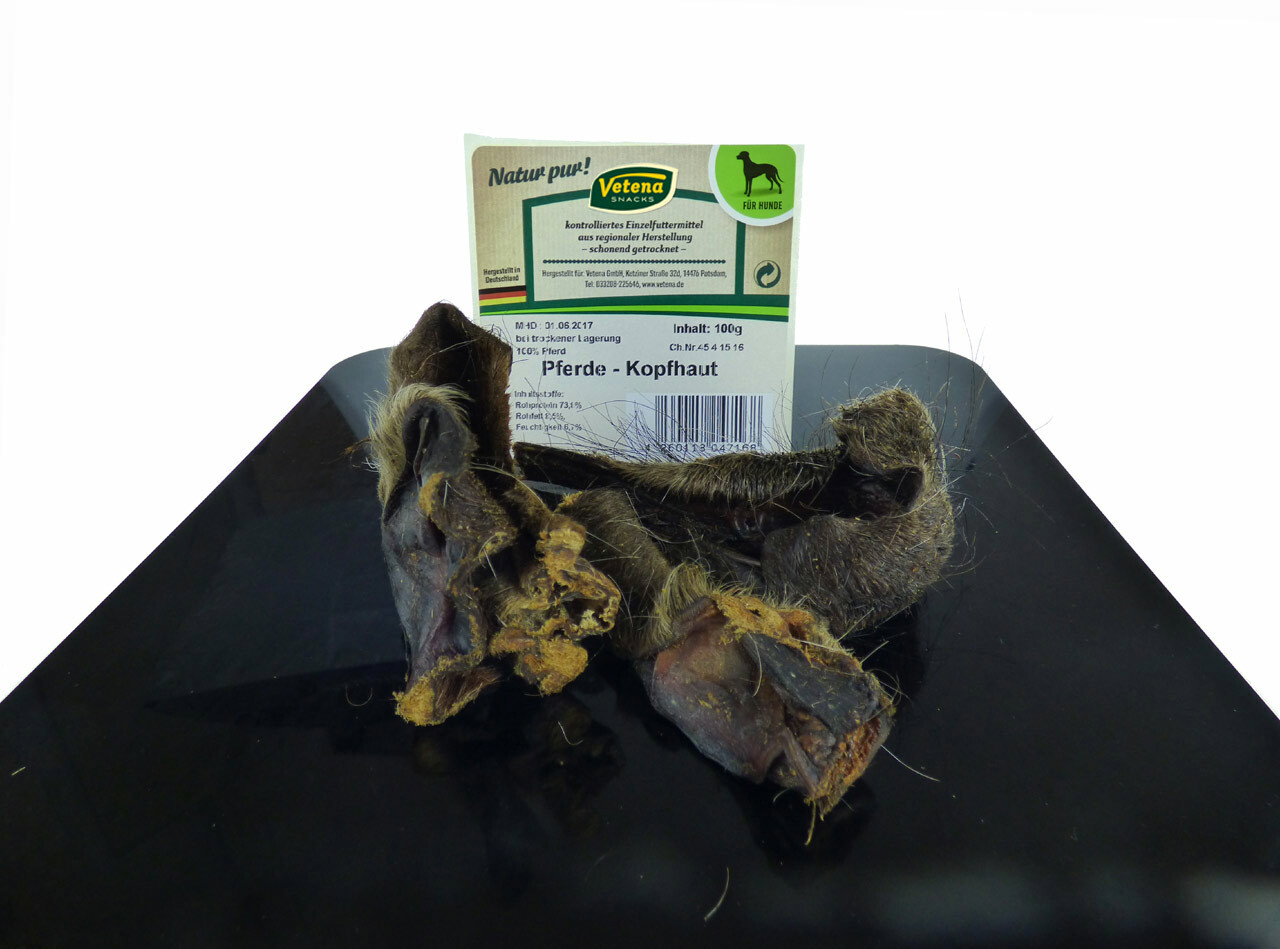 100 g Vetena Snacks Pferde-Kopfhaut