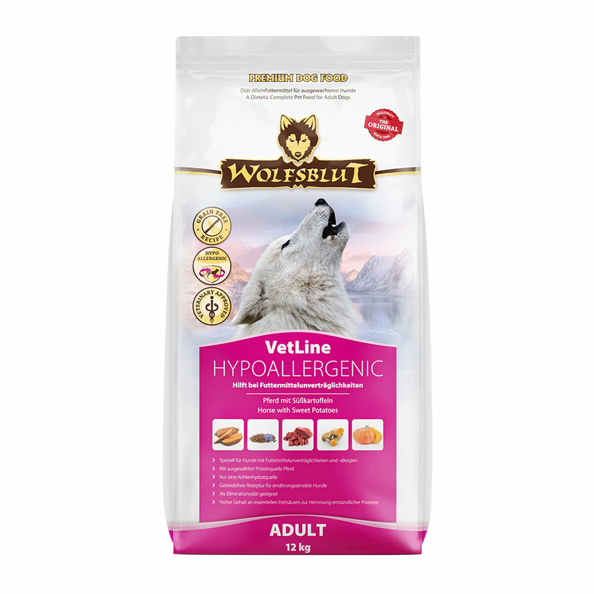 12 kg Wolfsblut VetLine Hypoallergenic