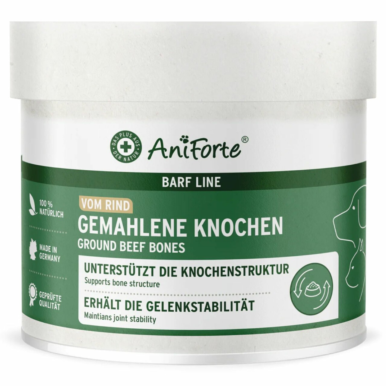 500 g AniForte BARF-Line Gemahlene Knochen vom Rind