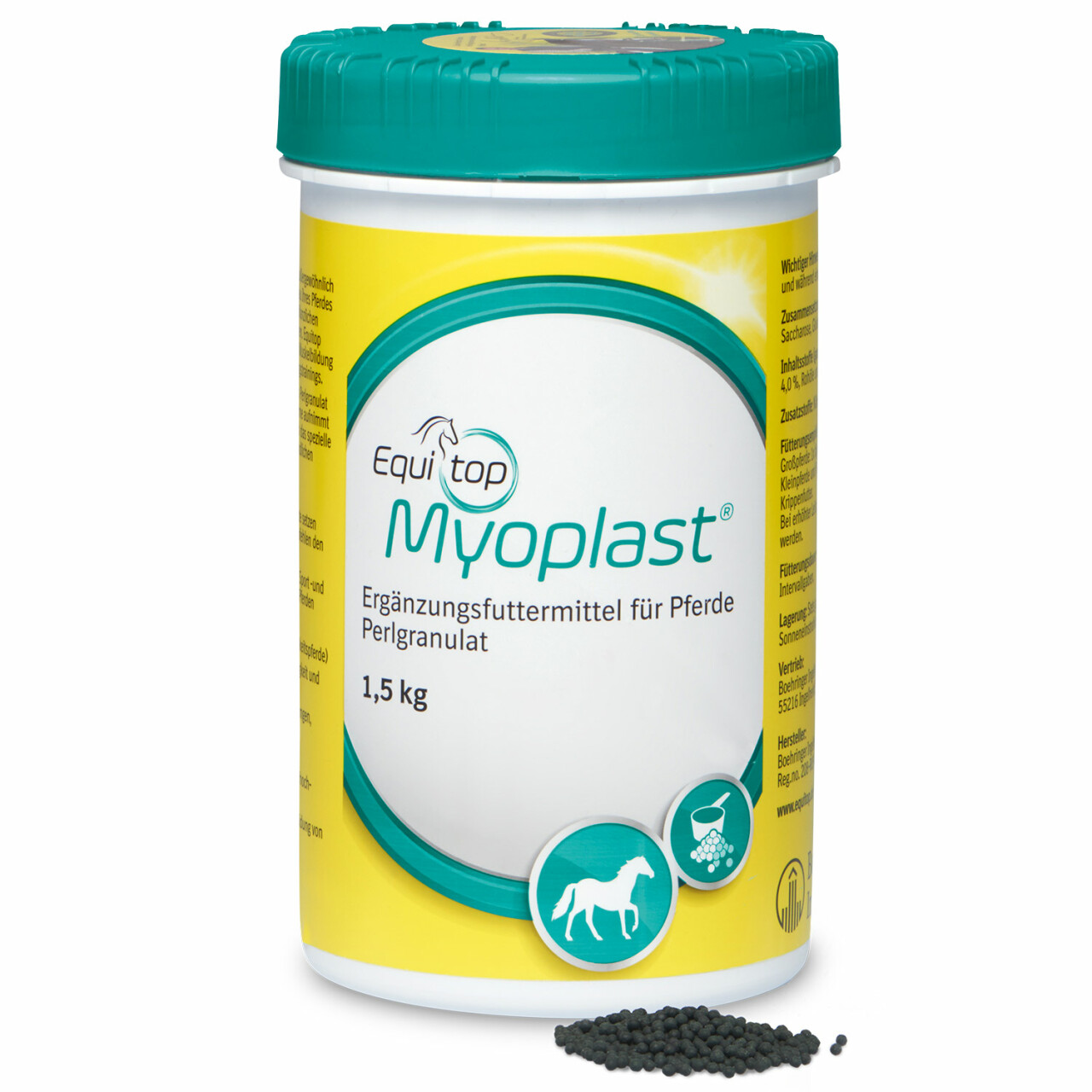 1,5 kg Equitop Myoplast Muskelaufbau Granulat für Pferde