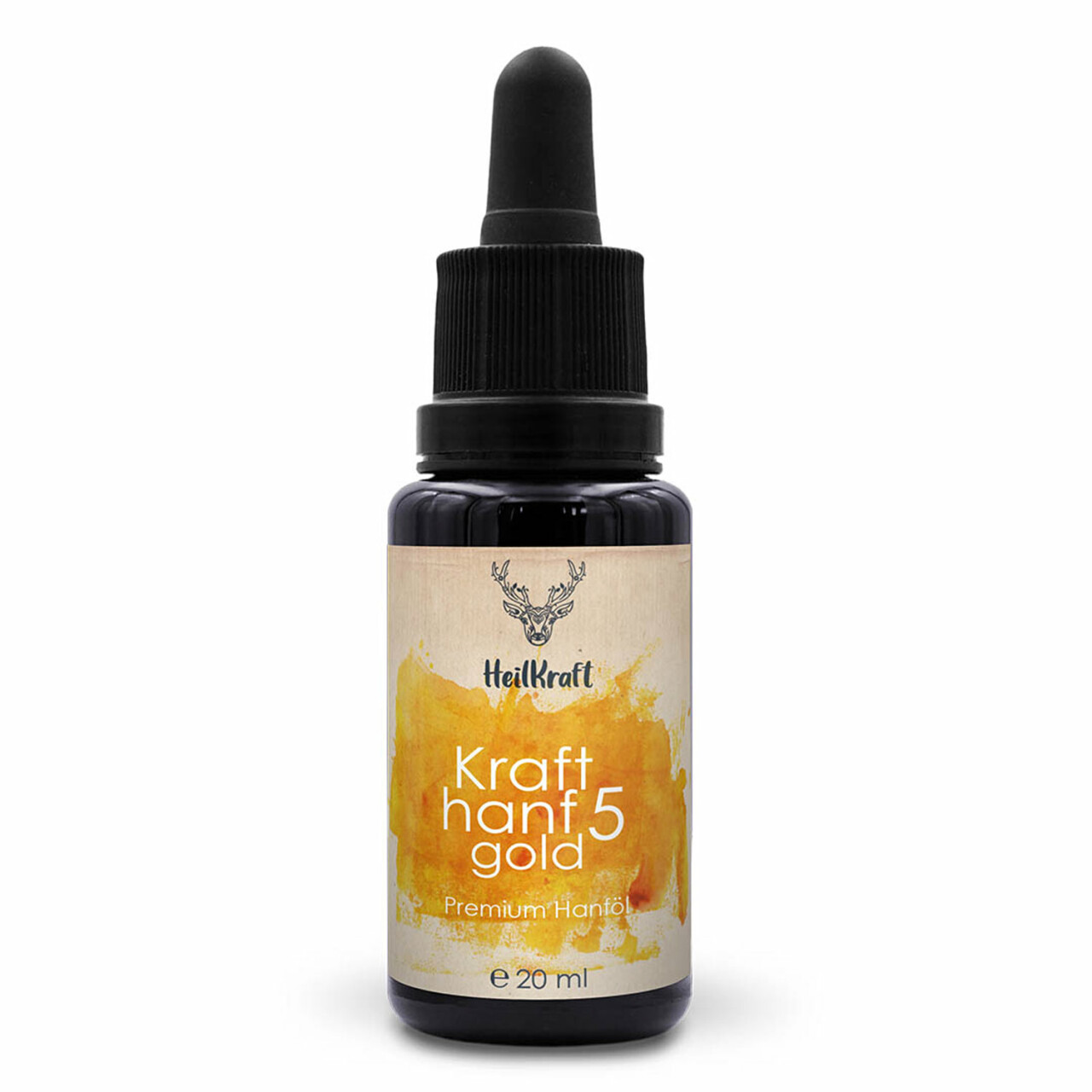 20 ml HeilKraft Krafthanf Gold 5 - Premium CBD Vollspektrum Hanf-Extrakt