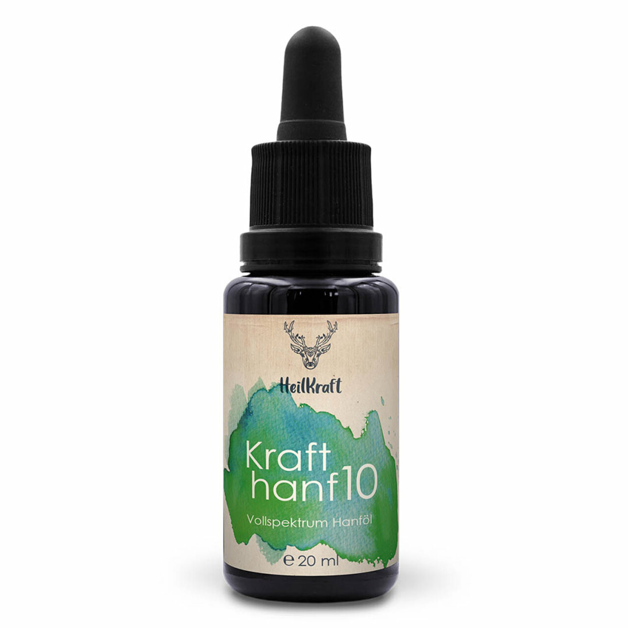 20 ml HeilKraft Krafthanf Grün 10 - CBD Vollspektrum Hanf-Extrakt