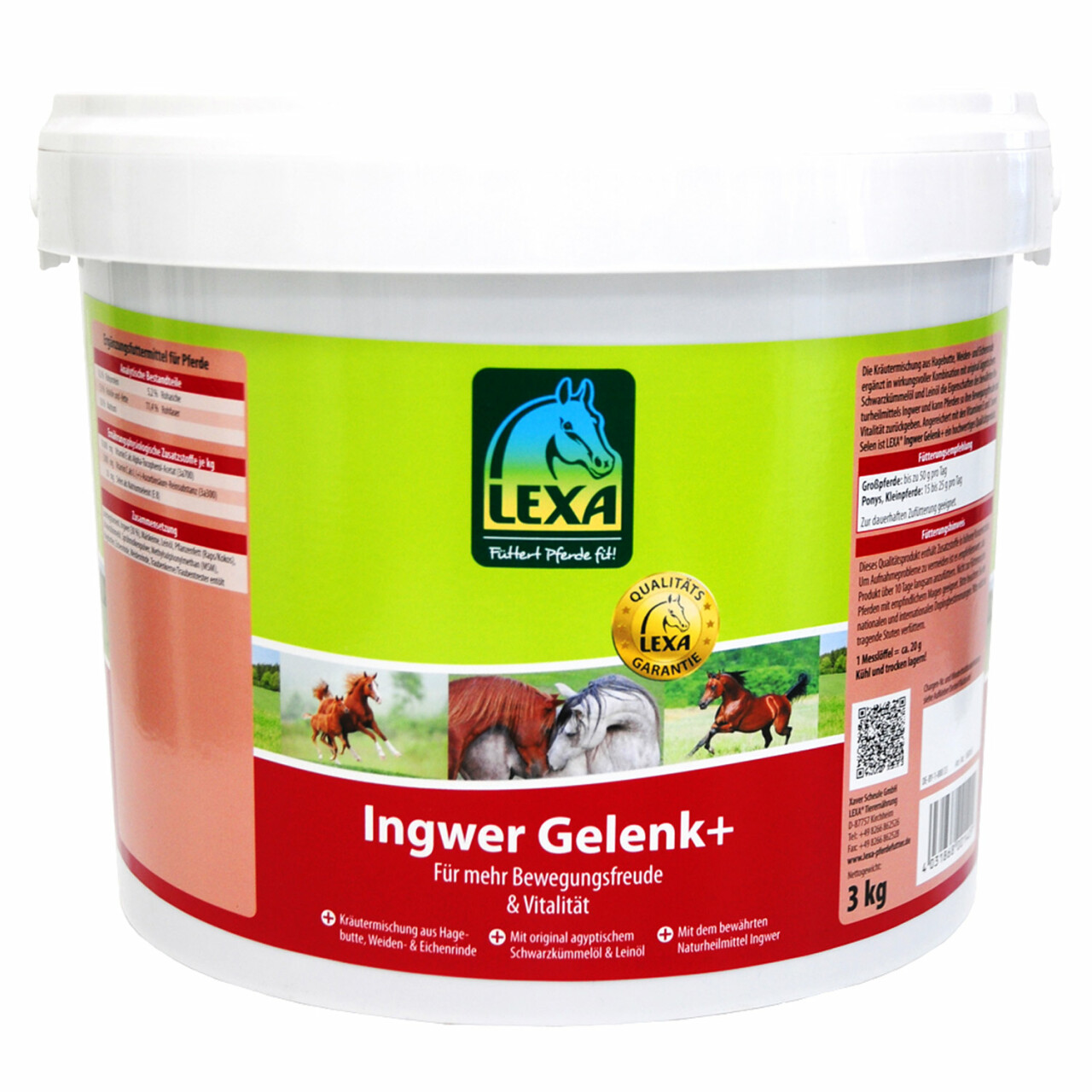 3 kg LEXA Ingwer Gelenk+ für Pferde