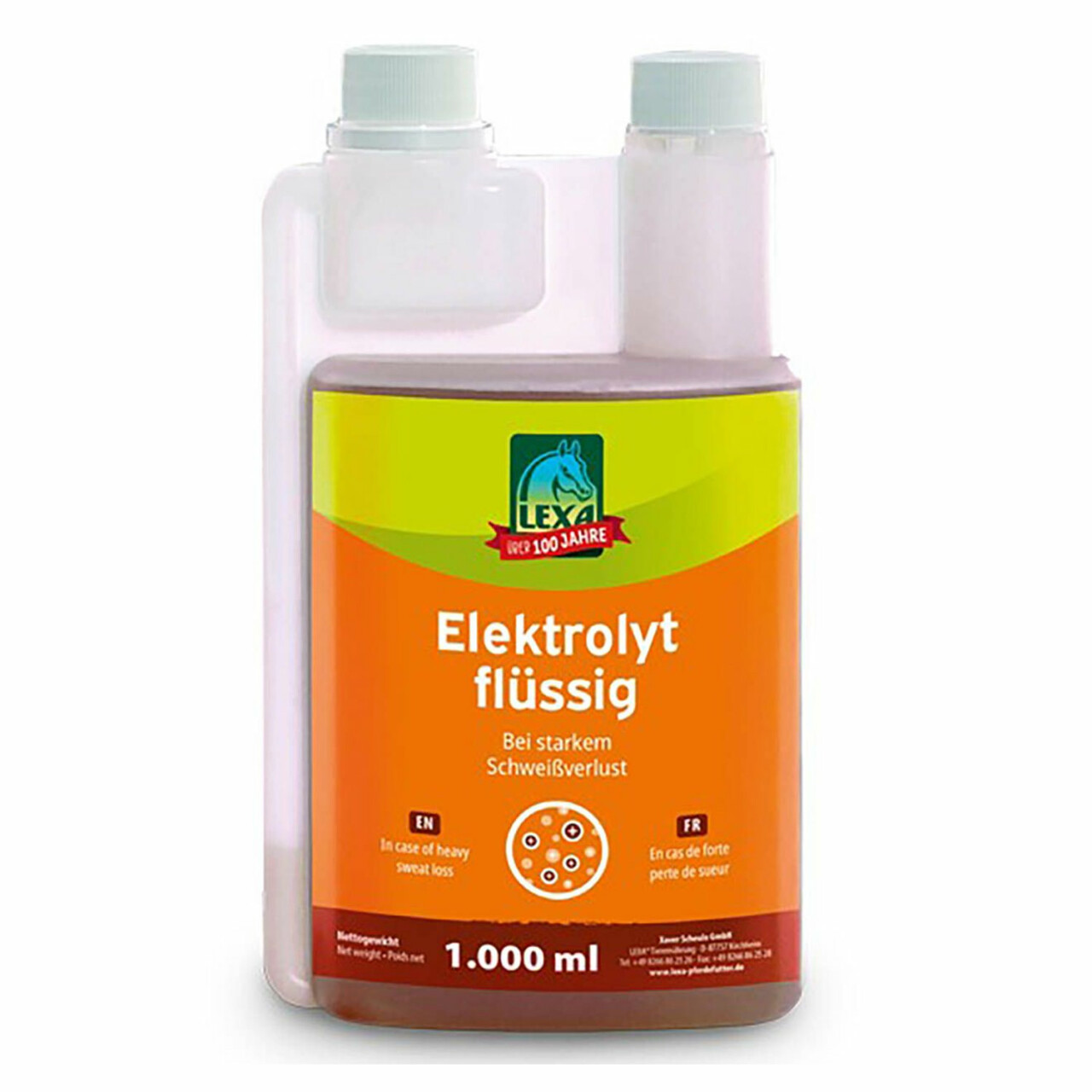 1 Liter LEXA Elektrolyt flüssig für Pferde