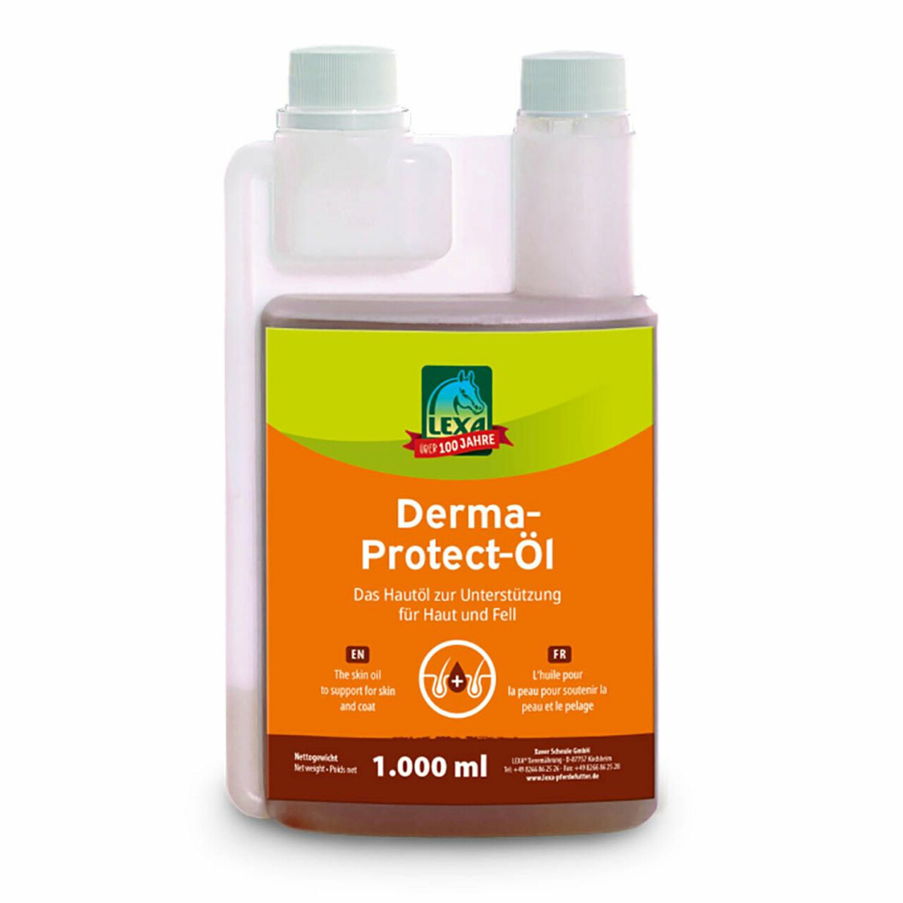 1 Liter LEXA Derma-Protect-Öl für Pferde