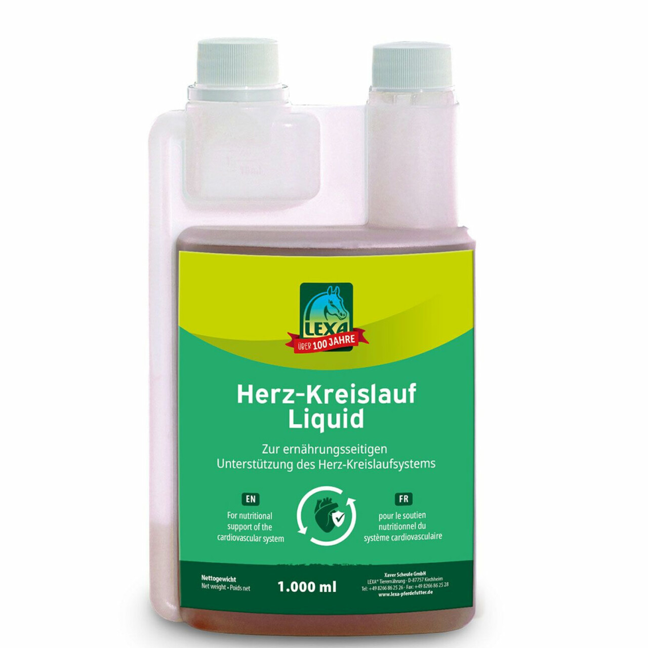1 Liter LEXA Herz-Kreislauf-Liquid für Pferde