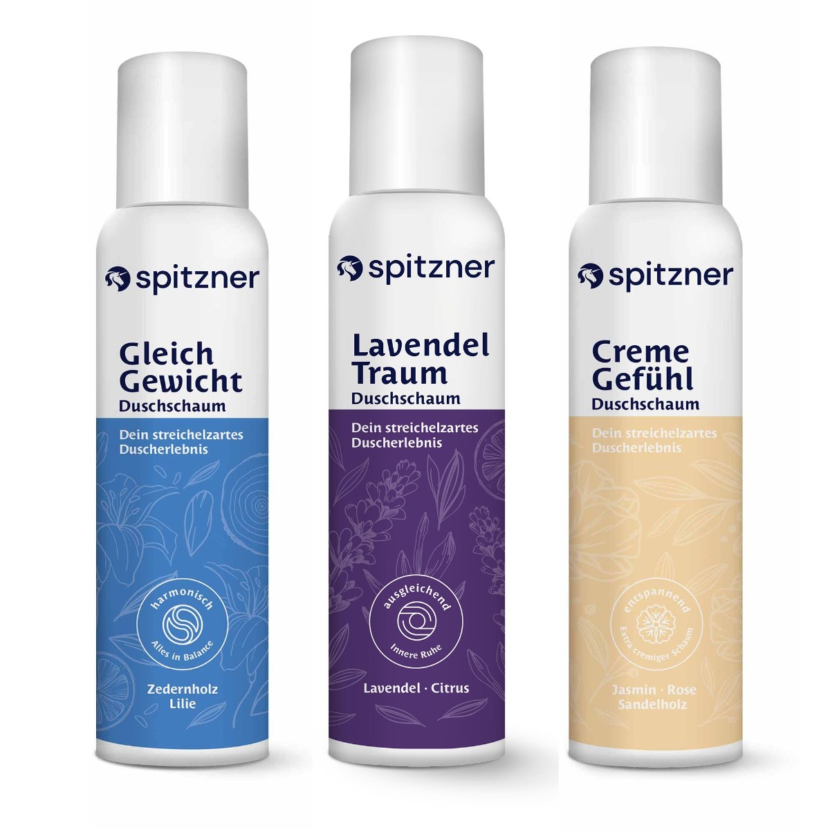 Spitzner Relax Dusche Duschschaum Set (3 x 150 ml)