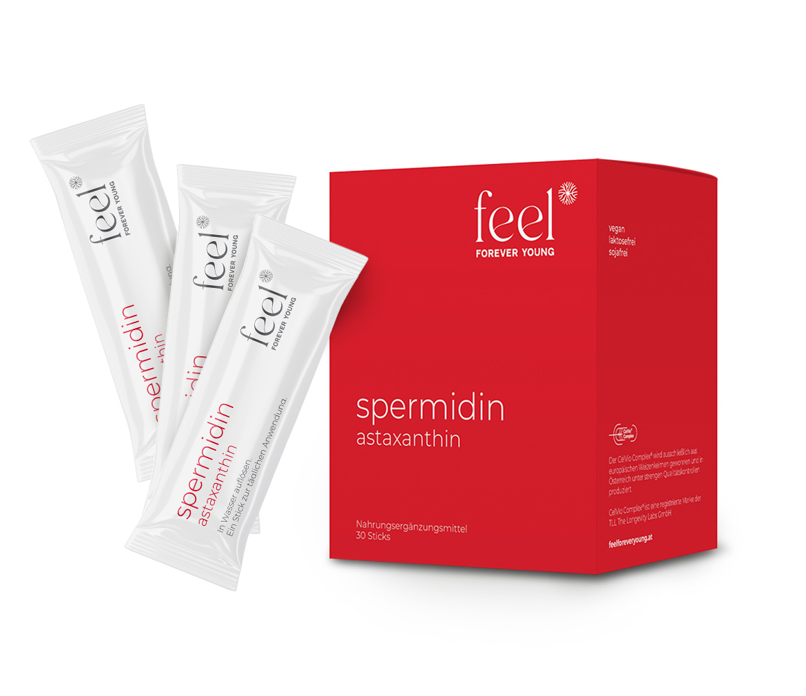 Feel Forever Young Spermidin & Astaxanthin 30 Sachets