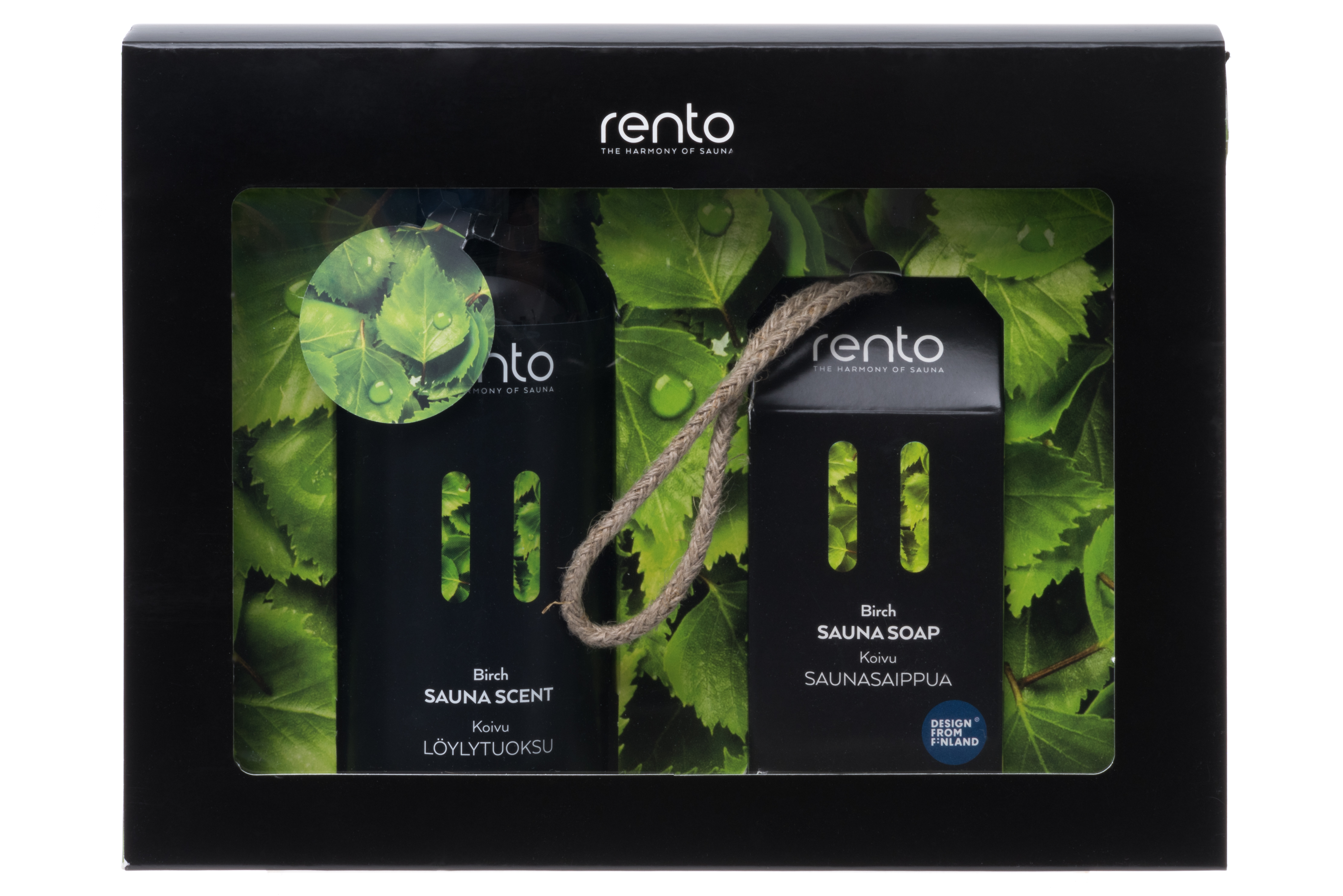 Rento Geschenkset - Seife 150g und Sauna-Aufguss Midsummer Birch 400ml