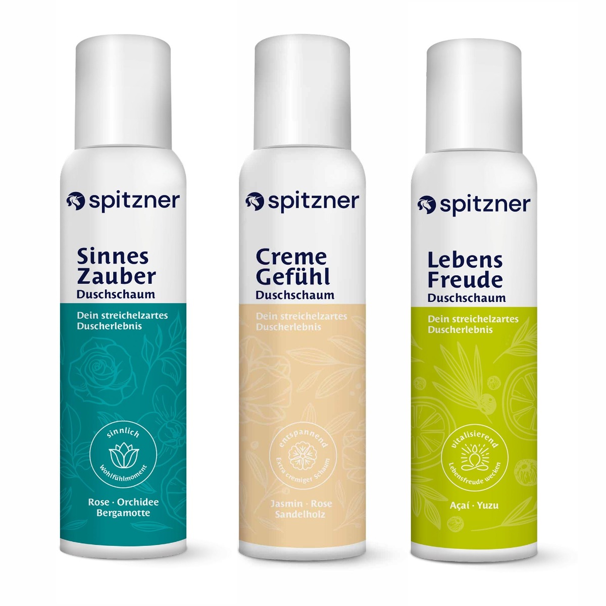 Spitzner Wohlfühlen Duschschaum Set (3 x 150ml)