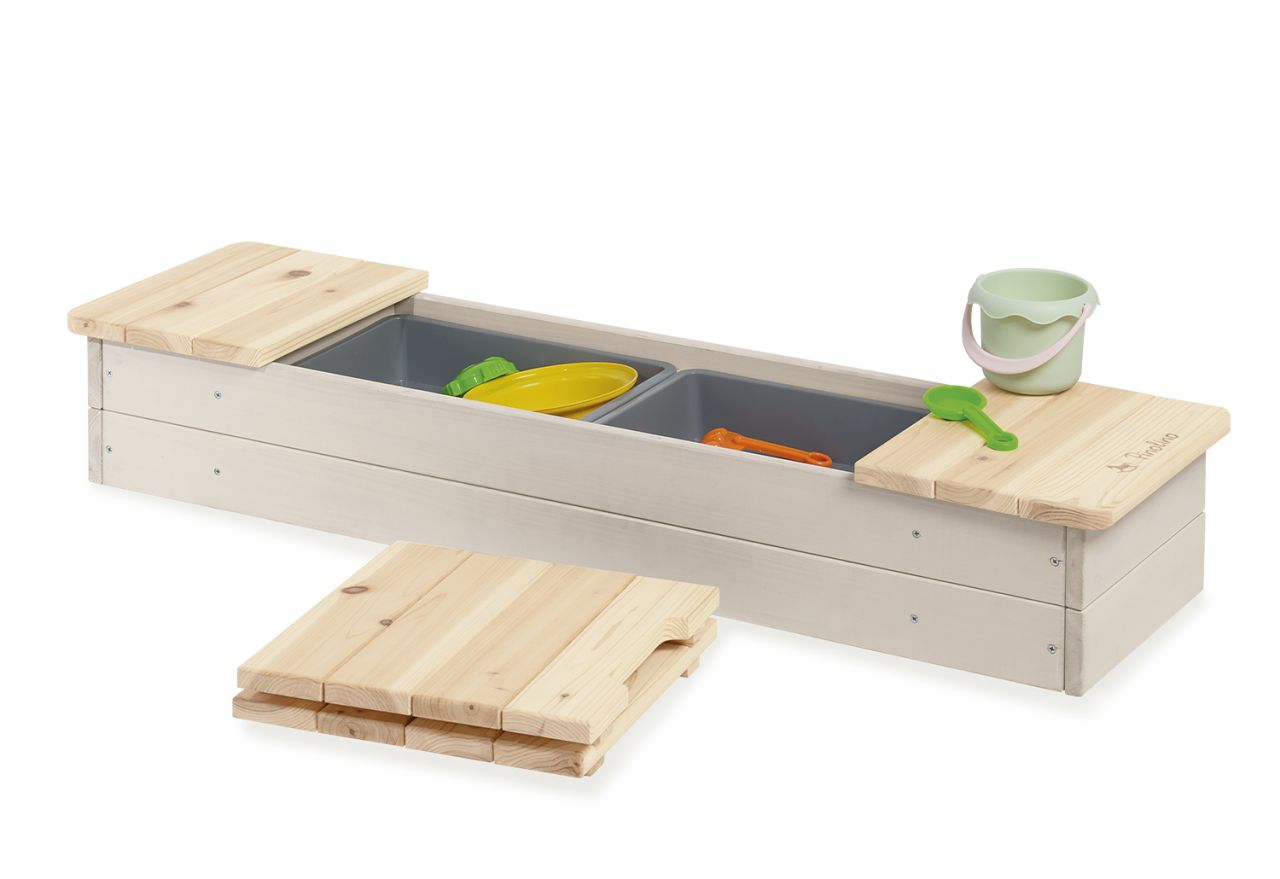 Sandkasten Hedda, Massivholz, beige/natur, Pinolino