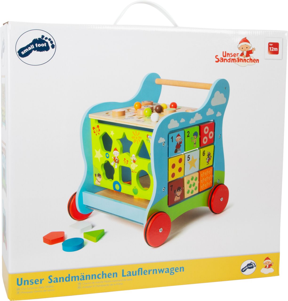 ausgelaufen Unser Sandmännchen Lauflernwagen, small foot|Unser Sandmännchen