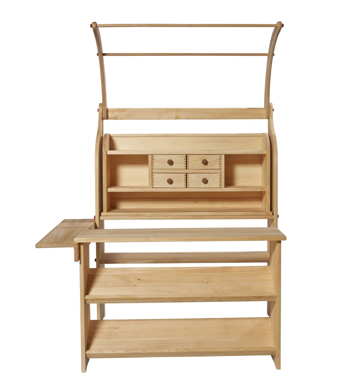 Kaufladen komplett, mit Dach Glückskäfer