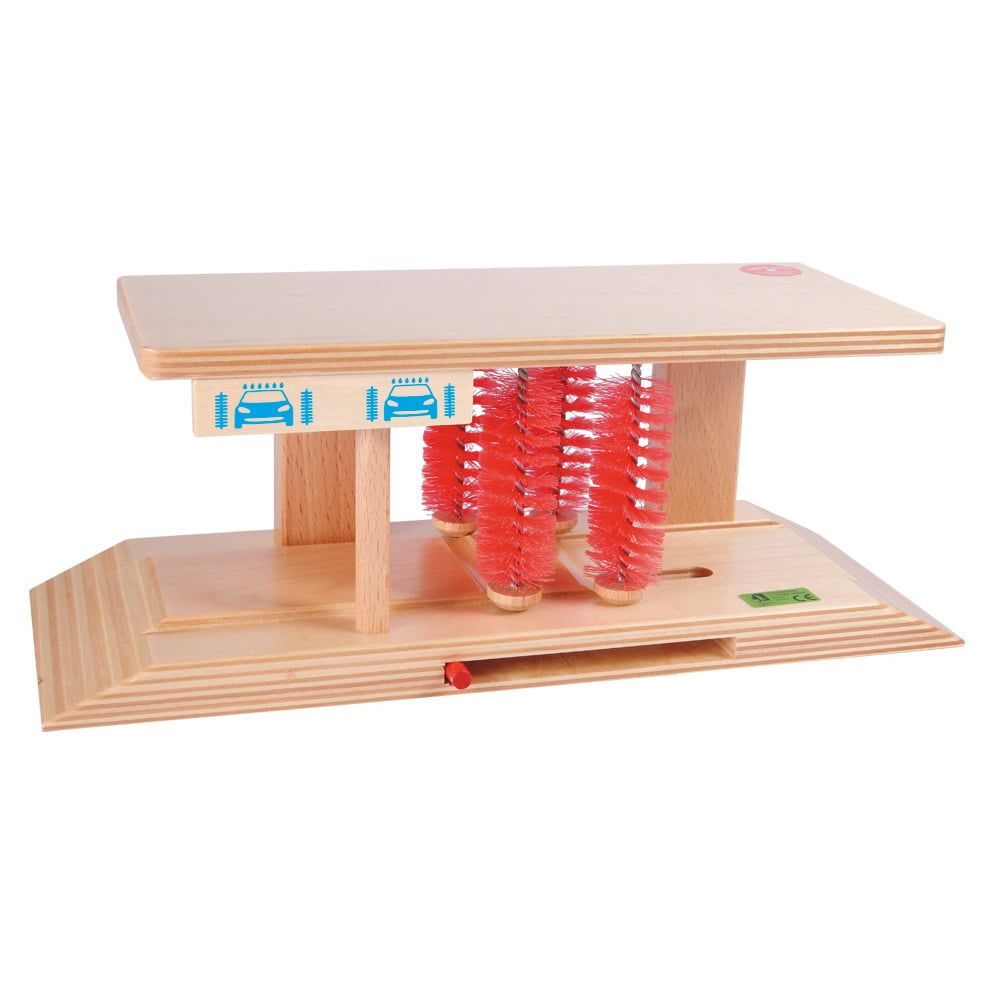 Waschanlage 'spiel gut', Holz Beck.