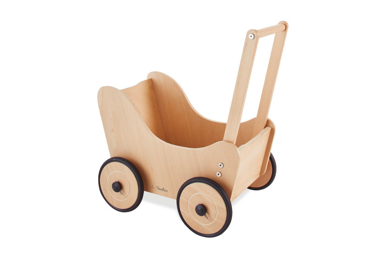 Puppenwagen Sarah, Holz natur Pinolino