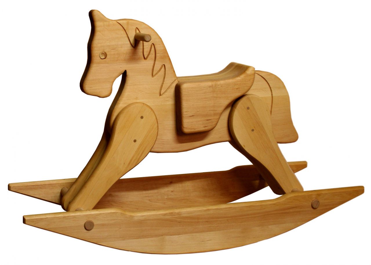 Schaukelpferd Holz Handarbeit Schöllner