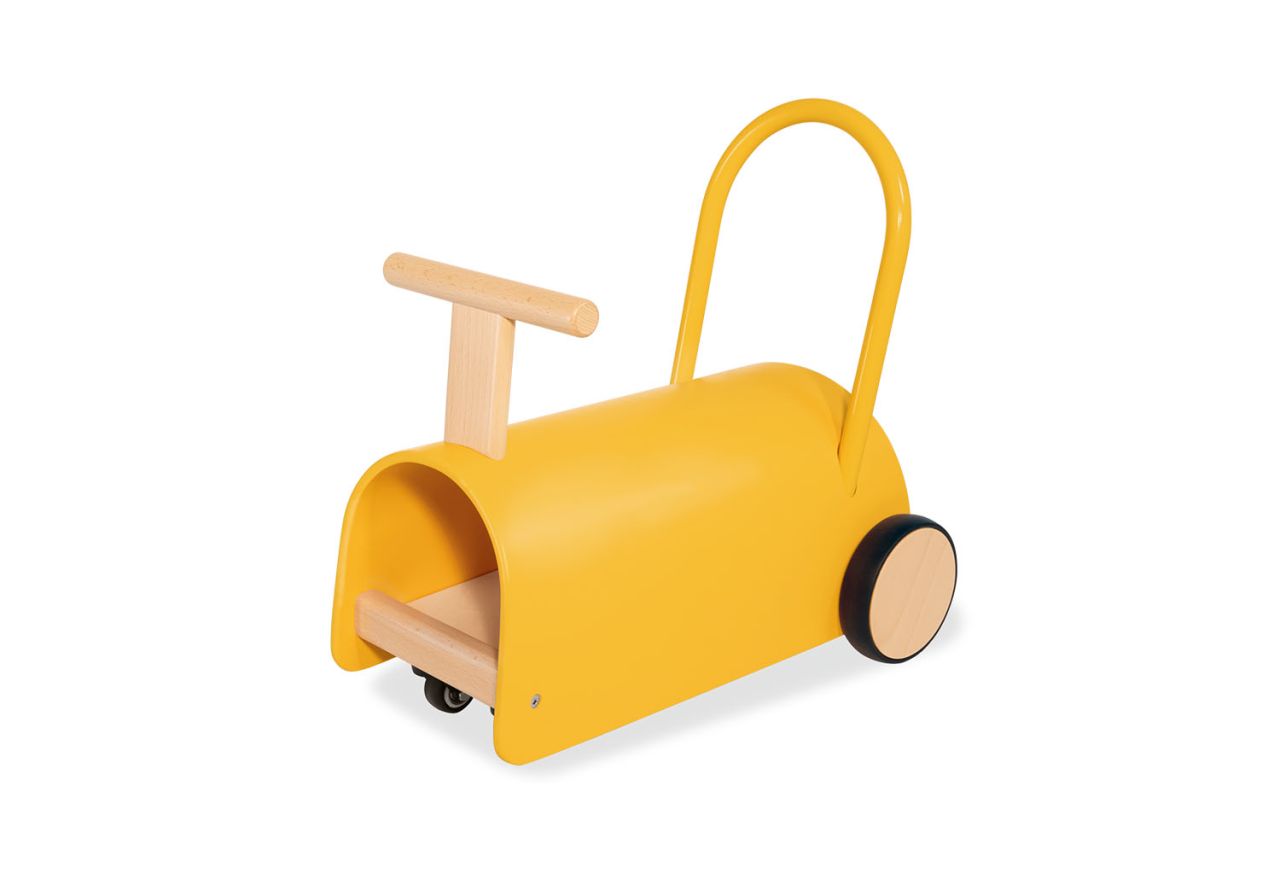 Lauflernwagen und Rutscher Enzo, gelb, Pinolino