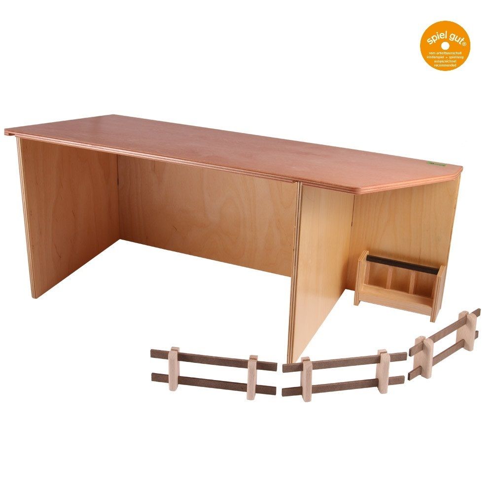 Geräteschuppen für Spielbauernhof, Birkensperrholz, naturlackiert, von Beck