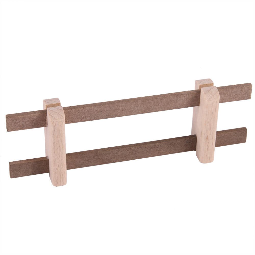 Zaunelement aus Eschenholz, naturlackiert, Beck