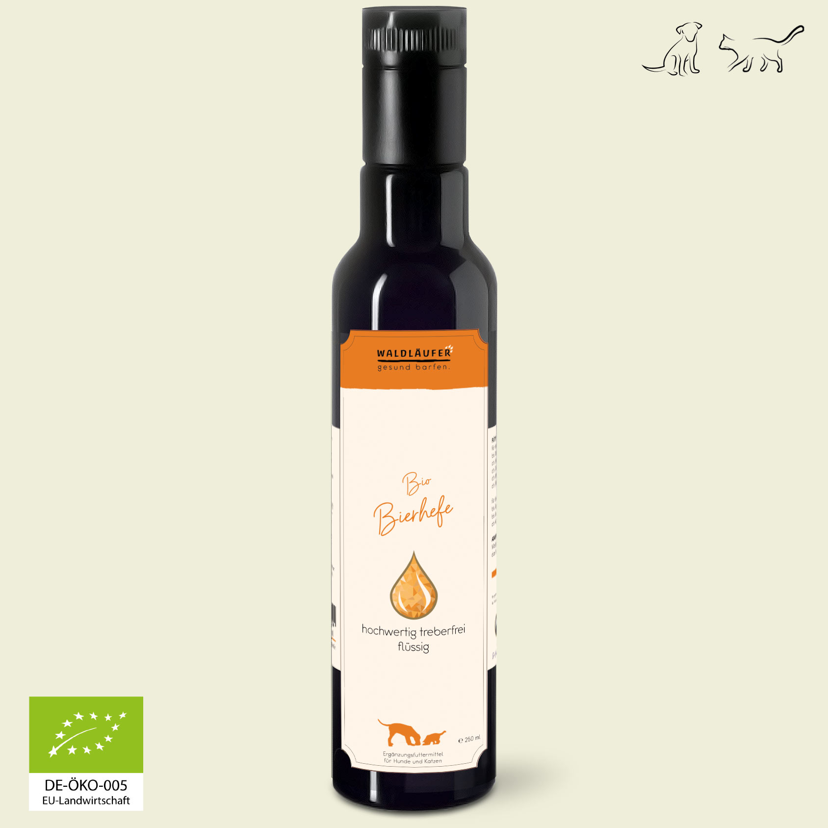 BIO Flüssige Bierhefe - hochwertig treberfrei - 250ml