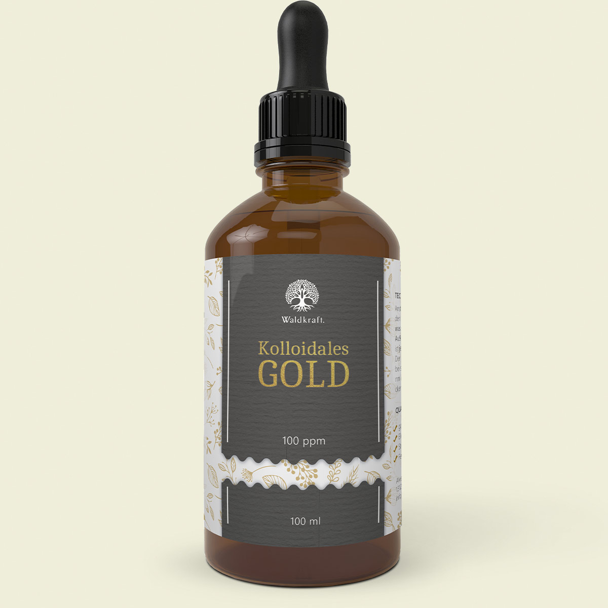 Kolloidales Gold - 100 ppm - Gold Lösung